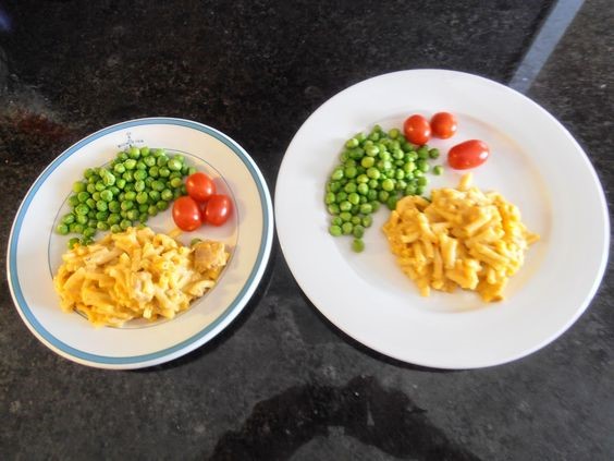 Consider the size of your plate and glass Consider the size of your plate and glass